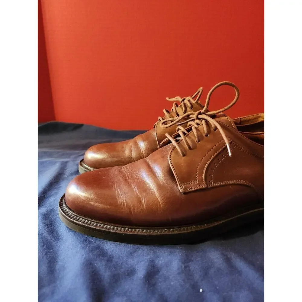 Johnston & Murphy Passport Mens Oxfords Size 9 M Brown Leather 20-1350 Shoes